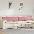 Sofakissen 2 Stück Rosa 145 x 40 cm Cordstoff