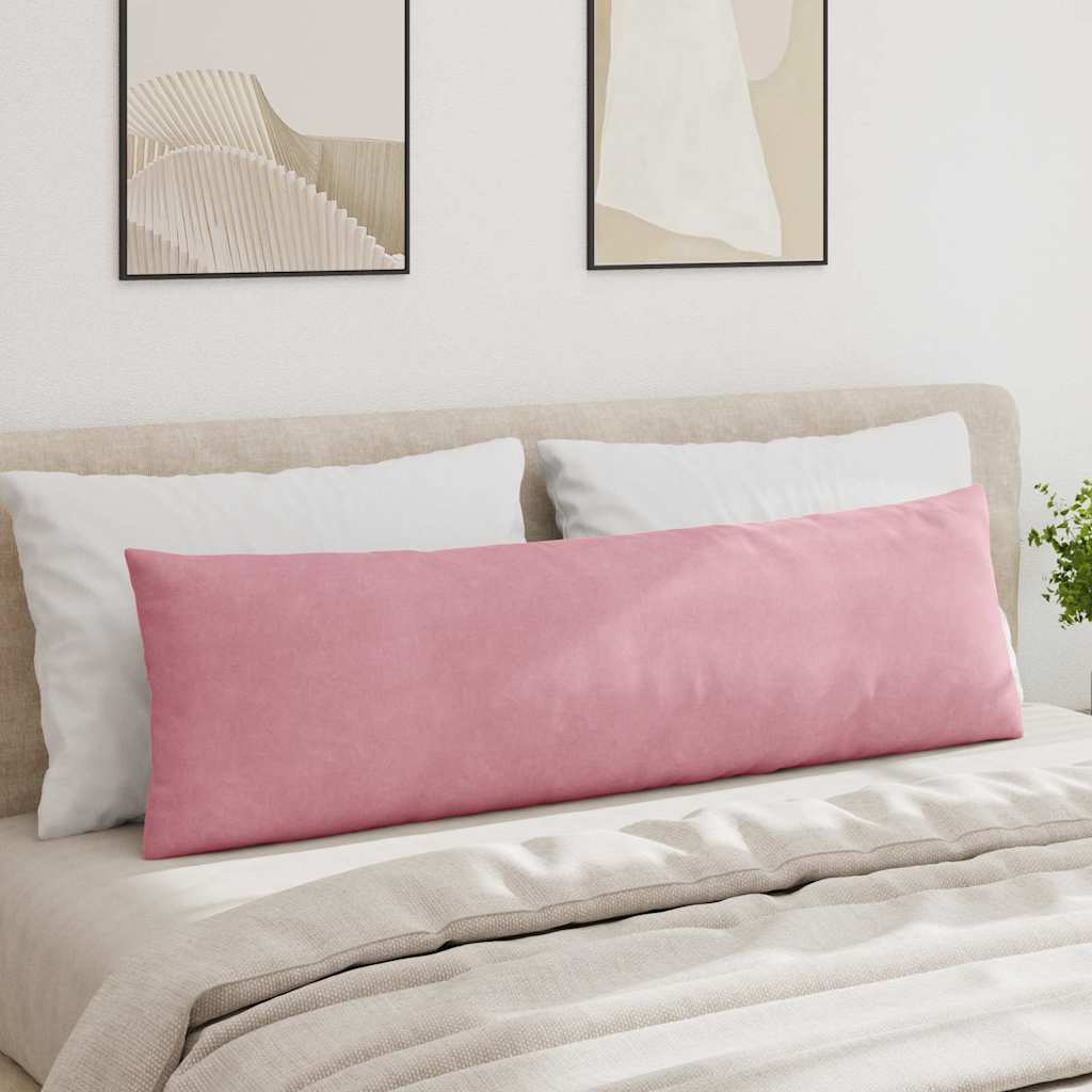 Sofakissen 2 Stück Rosa 145 x 40 cm Cordstoff