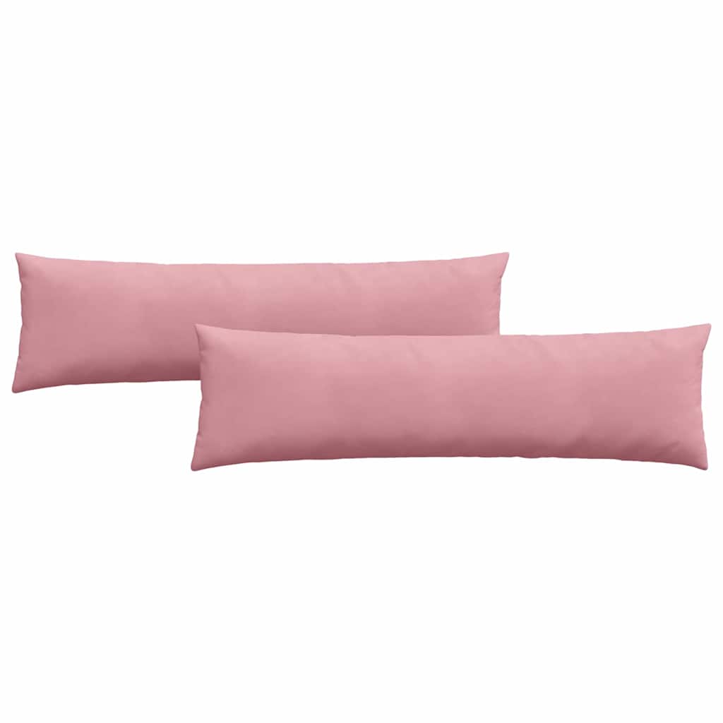 Sofakissen 2 Stück Rosa 145 x 40 cm Cordstoff
