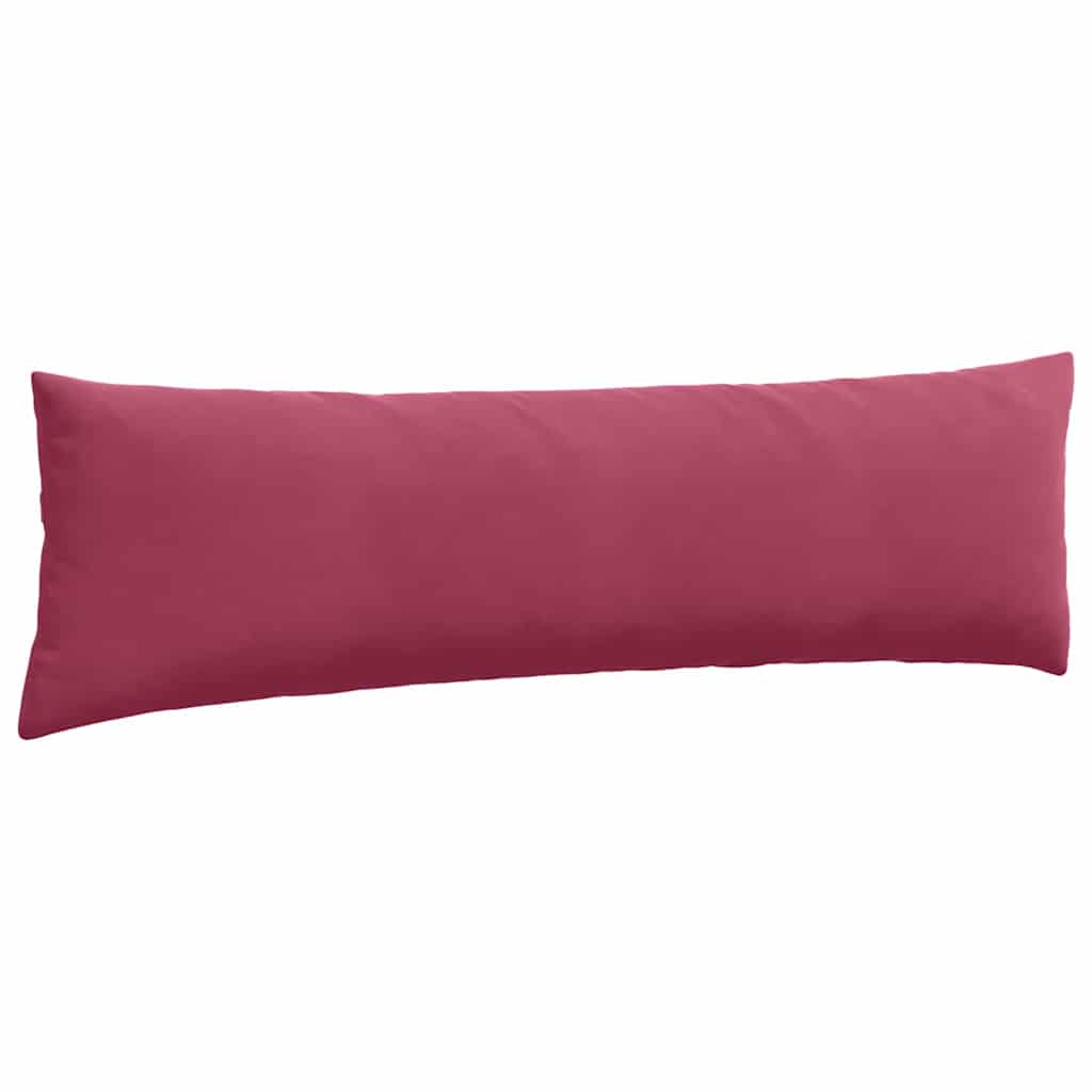 Sofakissen 2 Stück Weinrot 145 x 40 cm Cordstoff