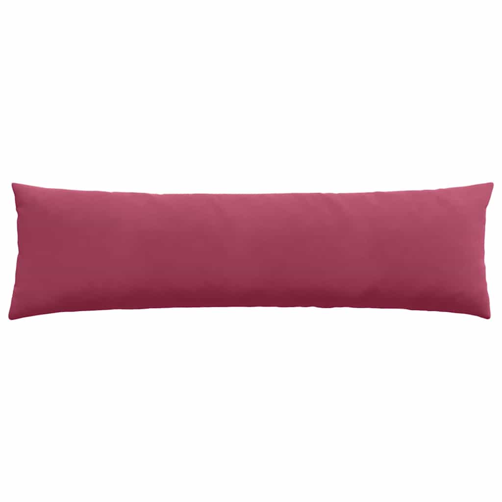 Sofakissen 2 Stück Weinrot 145 x 40 cm Cordstoff