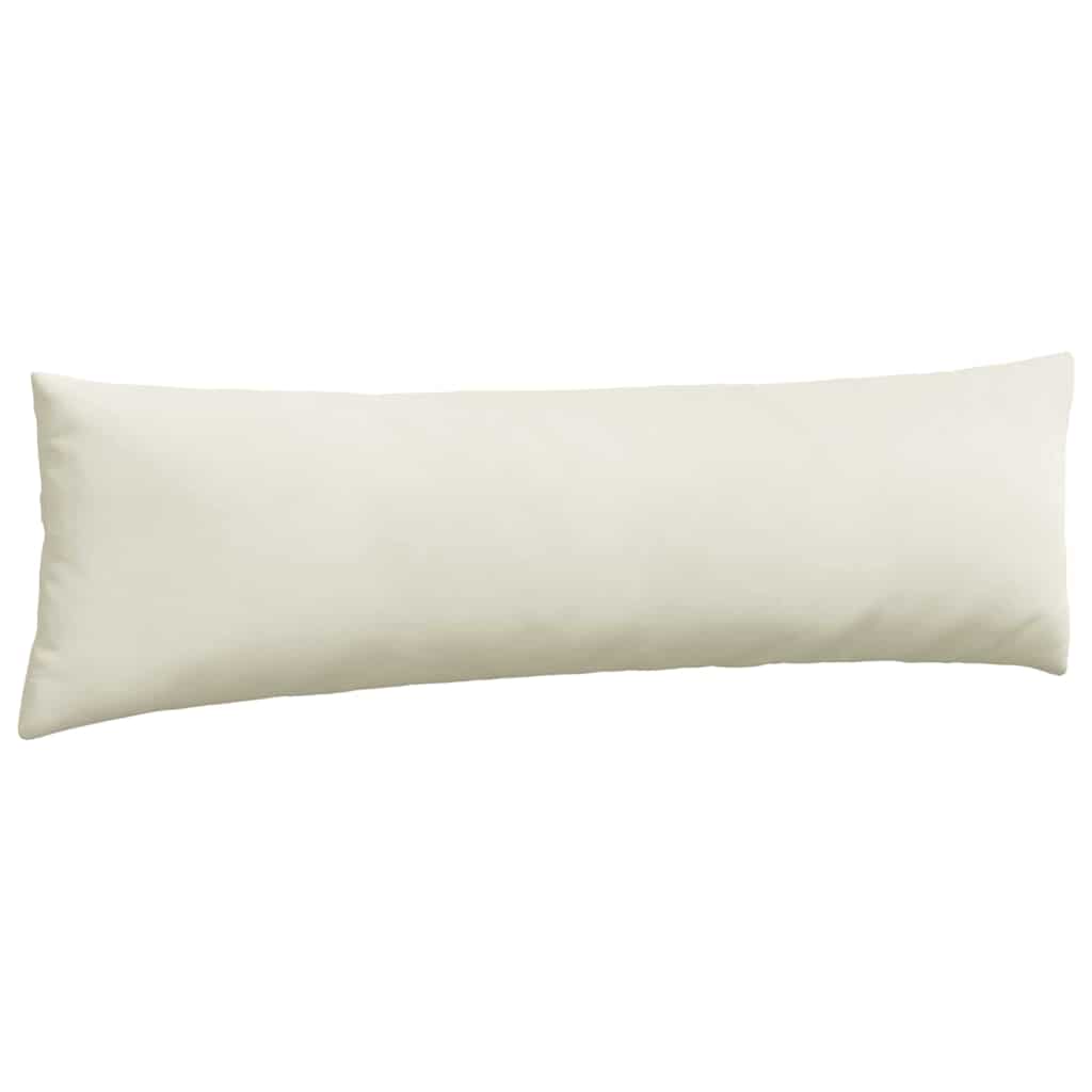 Sofakissen 2 Stück Creme 145 x 40 cm Cordstoff