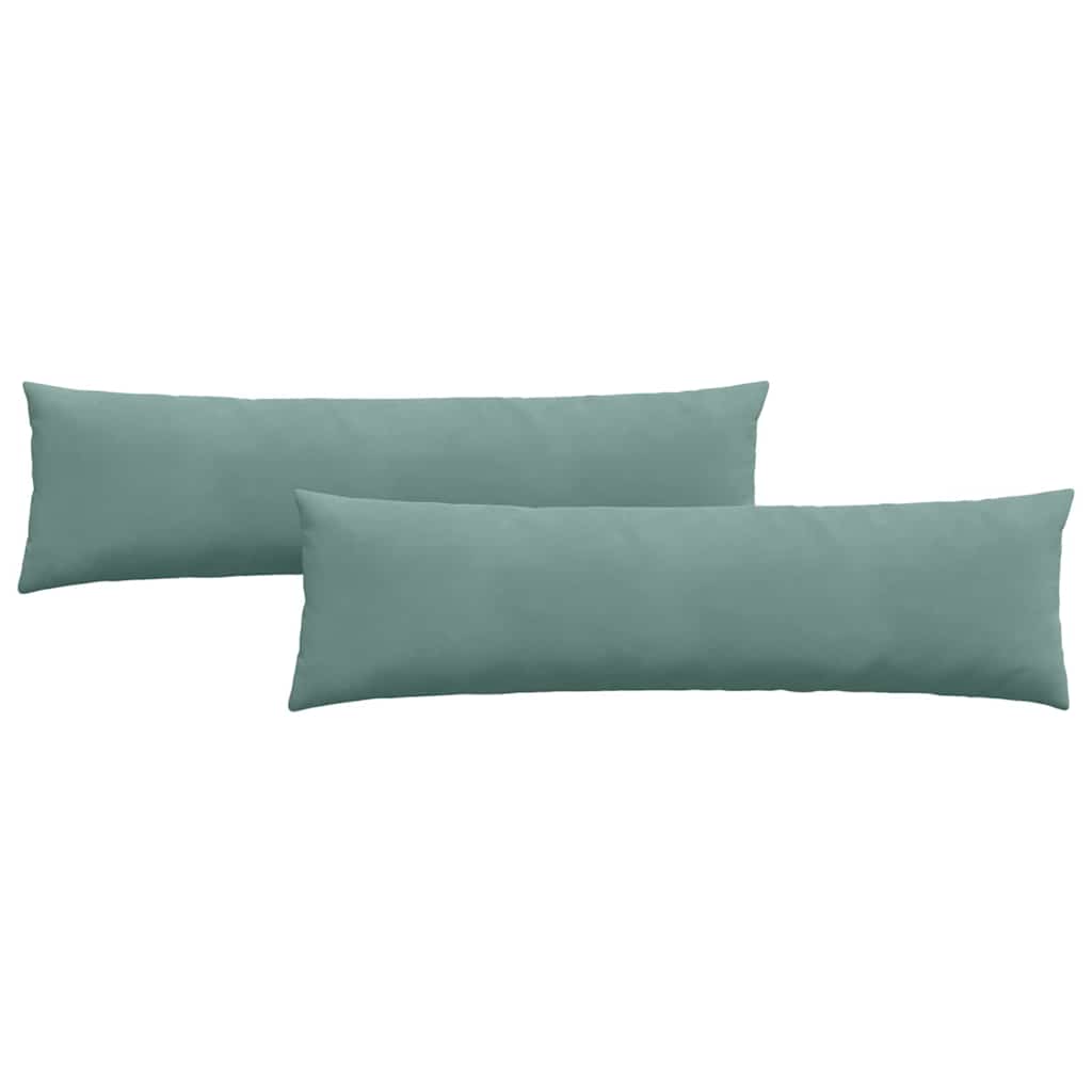 Sofakissen 2 Stück Meergrün 145 x 40 cm Cordstoff