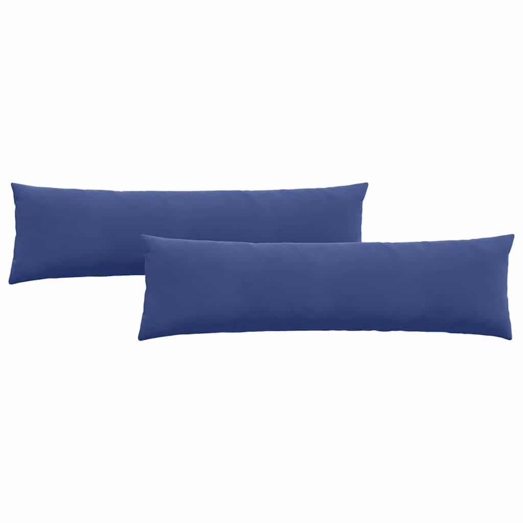 Sofakissen 2 Stück Polizeiblau 145 x 40 cm Cordstoff