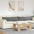 Sofakissen 2 Stück Dunkelgrau 145 x 40 cm Stoff