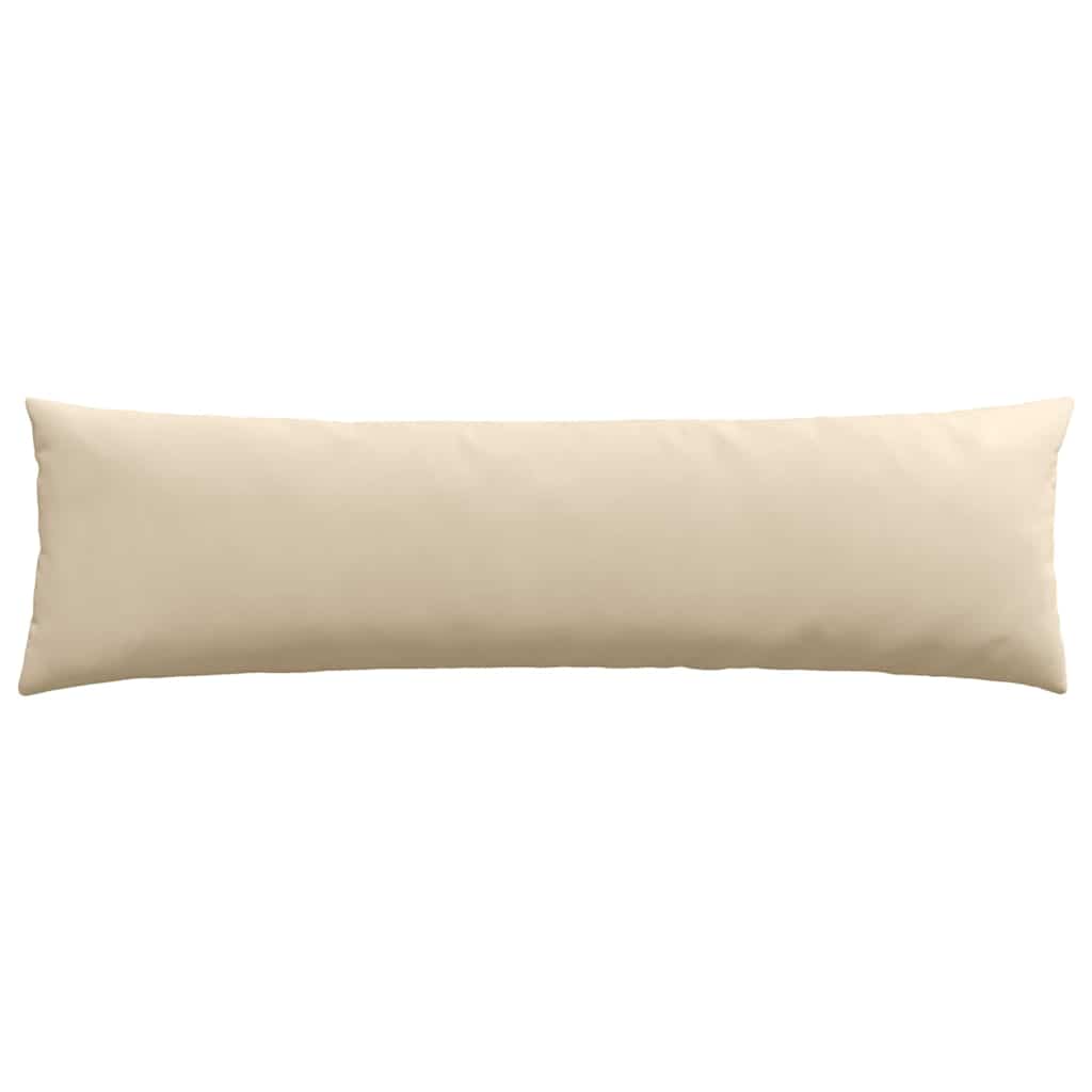 Sofakissen 2 Stück Creme 145 x 40 cm Stoff