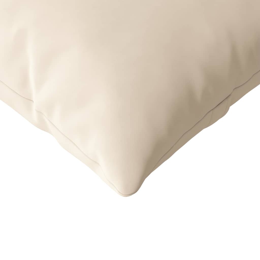 Sofakissen 2 Stück Beige 145 x 40 cm Stoff