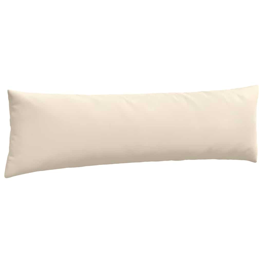 Sofakissen 2 Stück Beige 145 x 40 cm Stoff