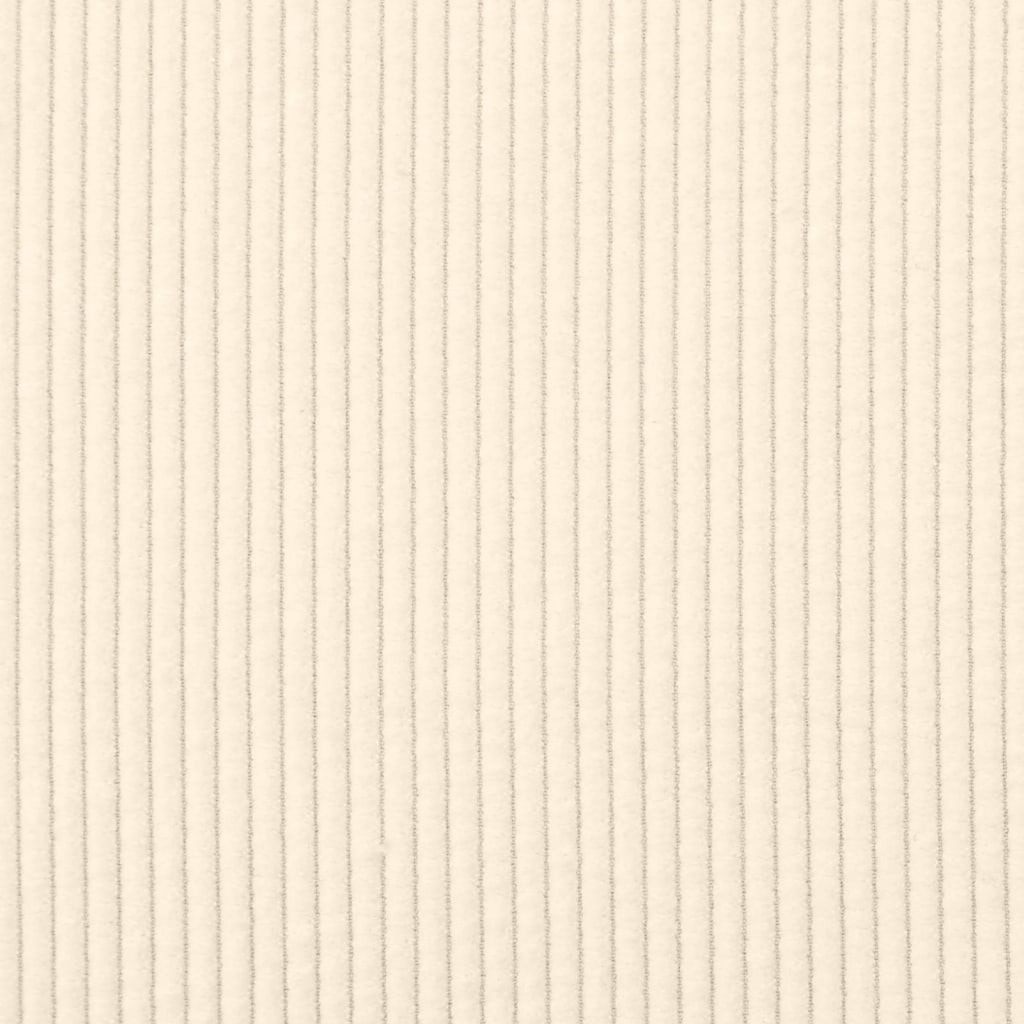 Sofakissen 2 Stück Creme 145 x 40 cm Cordstoff