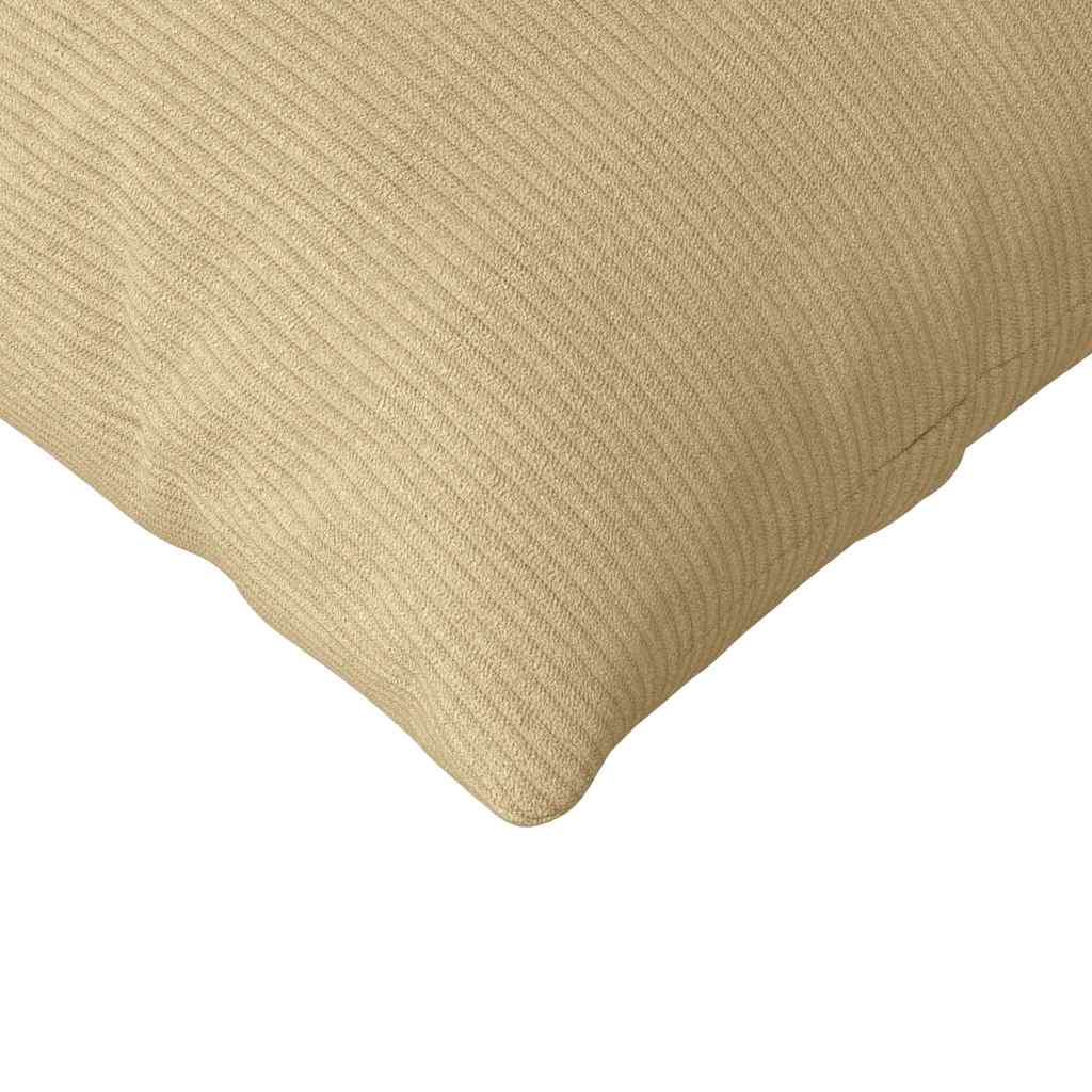 Sofakissen 2 Stück Grau-Grün 145 x 40 cm Cordstoff