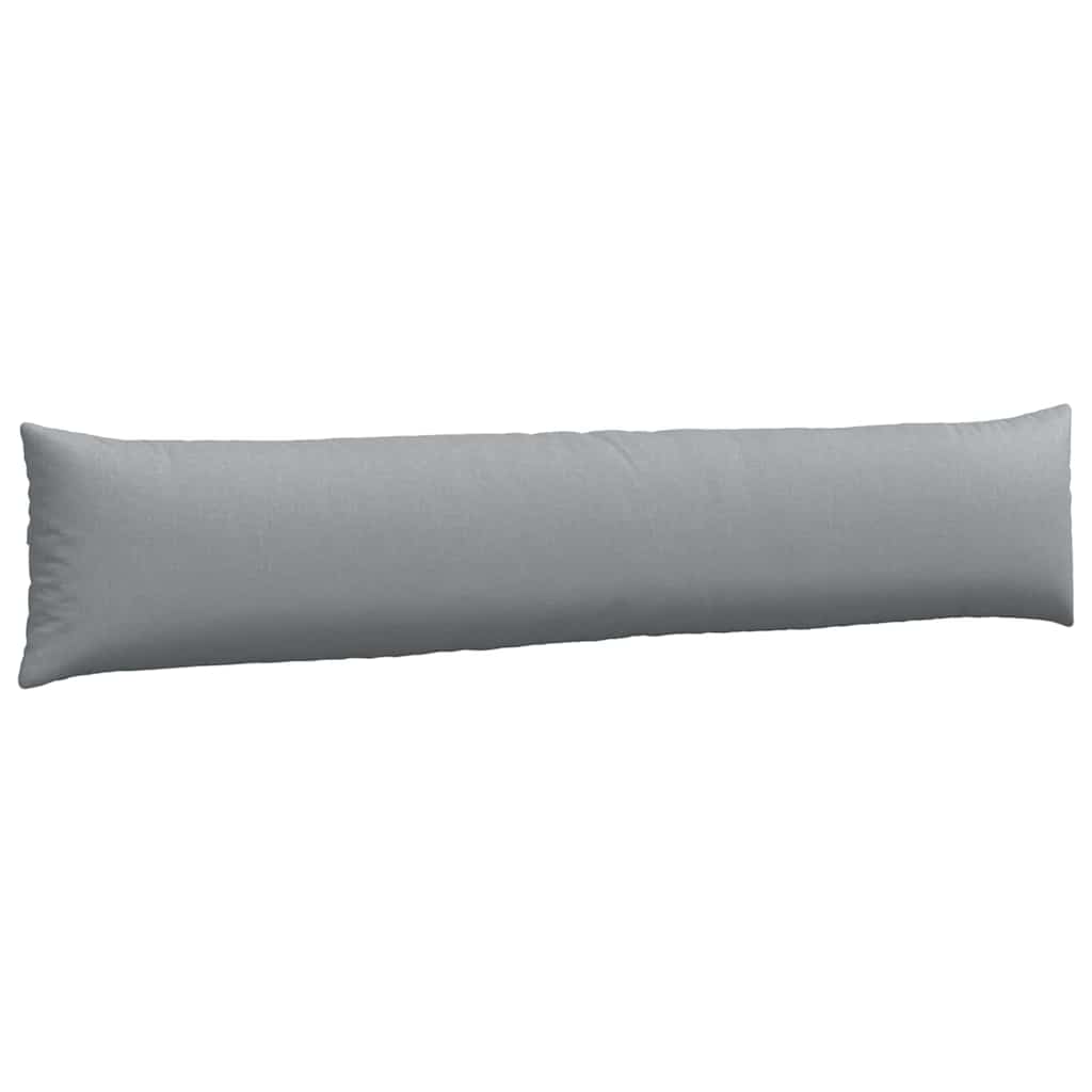 Sofakissen 2 pcs Hellgrau 200 x 40 cm Stoff
