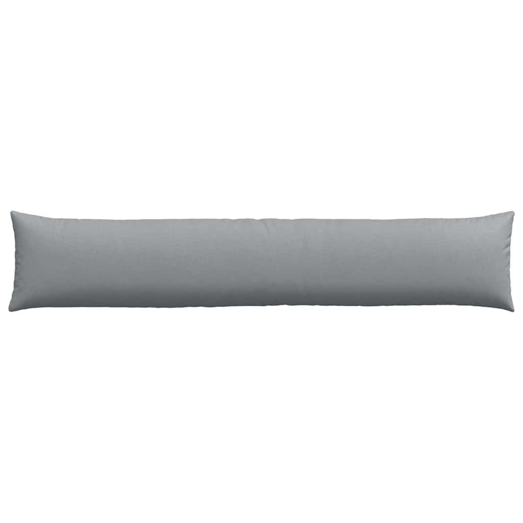Sofakissen 2 pcs Hellgrau 200 x 40 cm Stoff