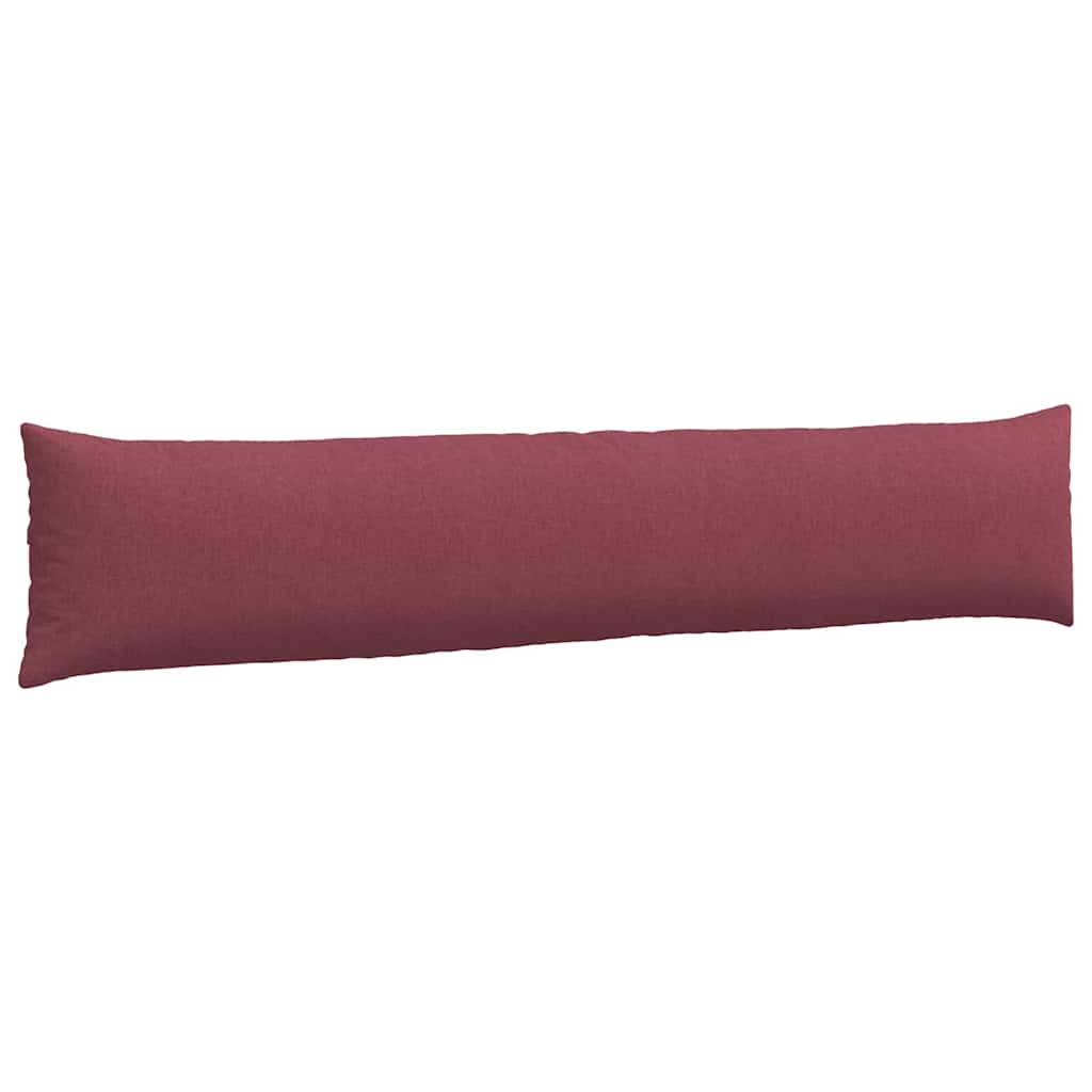 Sofakissen 2 pcs Weinrot 200 x 40 cm Stoff