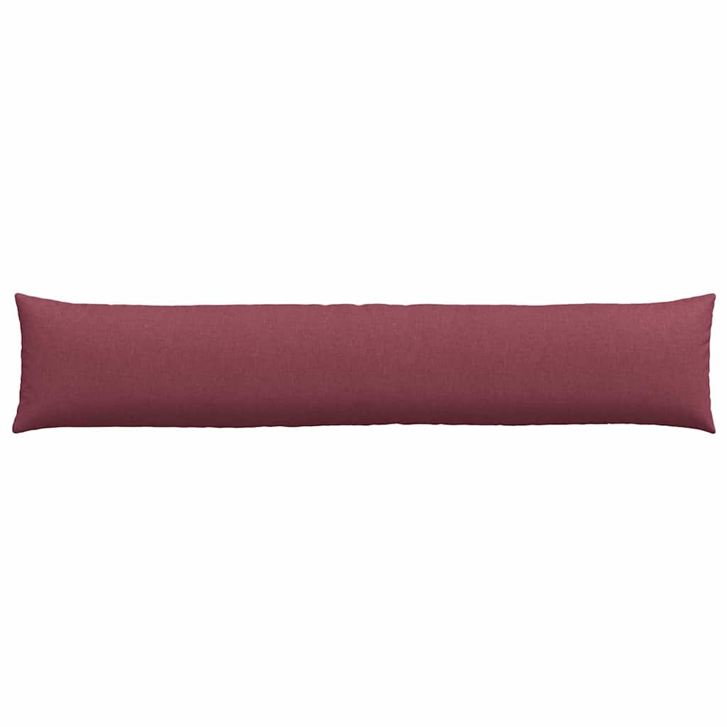 Sofakissen 2 pcs Weinrot 200 x 40 cm Stoff