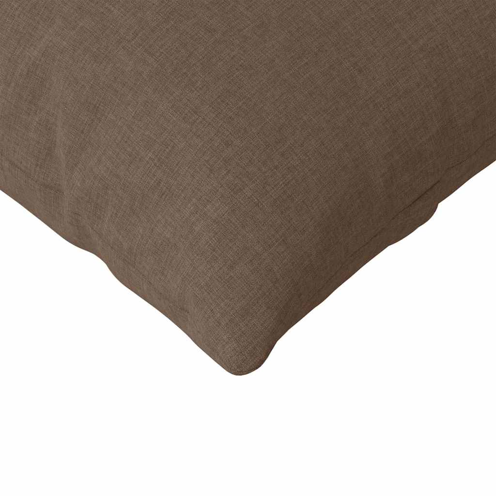 Sofakissen 2 pcs Braun 200 x 40 cm Stoff