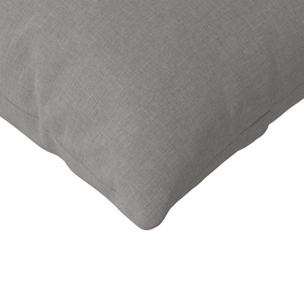 Sofakissen 2 pcs Taupe 200 x 40 cm Stoff