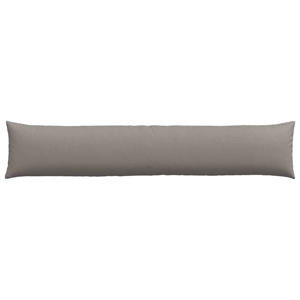 Sofakissen 2 pcs Taupe 200 x 40 cm Stoff