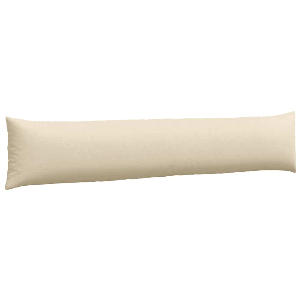 Sofakissen 2 pcs Creme 200 x 40 cm Stoff