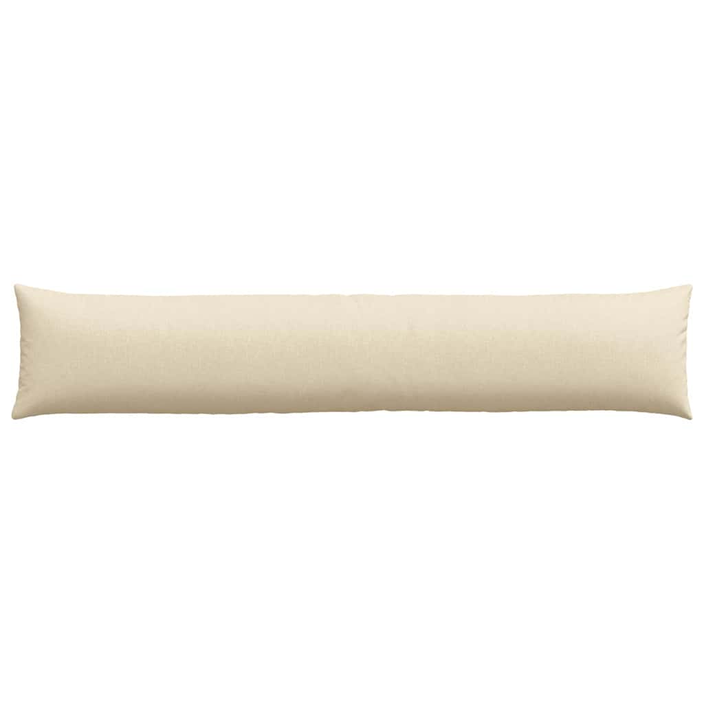 Sofakissen 2 pcs Creme 200 x 40 cm Stoff
