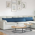 Sofakissen 2 pcs Blau 200 x 40 cm Stoff