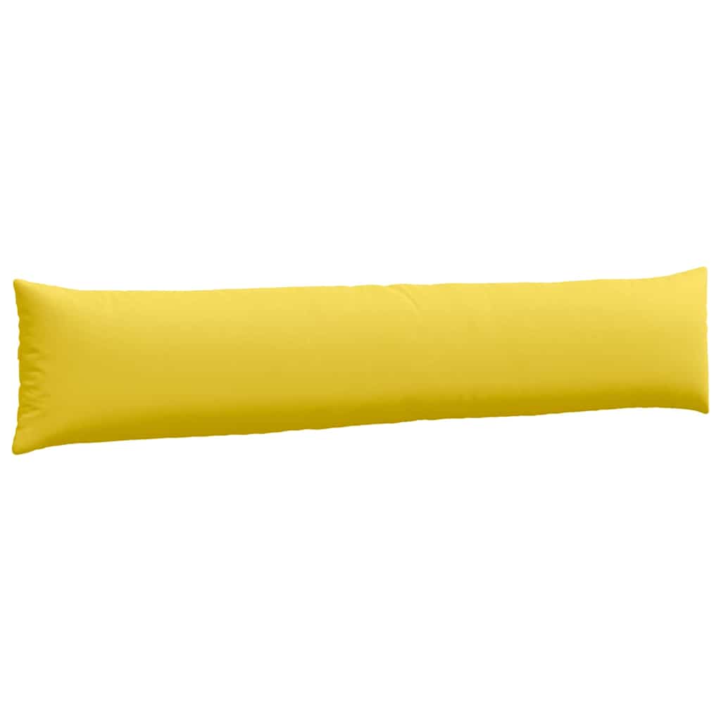 Sofakissen 2 pcs Helles Gelb 200 x 40 cm Stoff