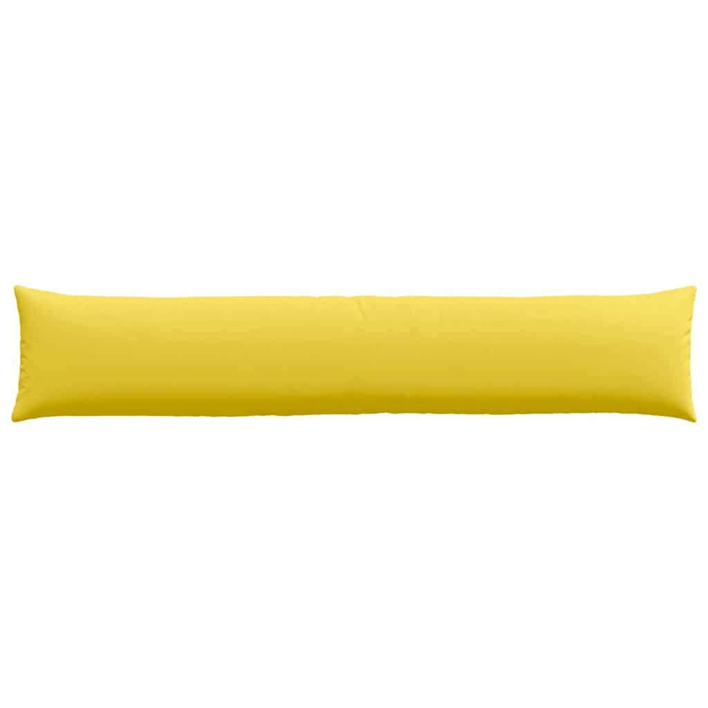 Sofakissen 2 pcs Helles Gelb 200 x 40 cm Stoff