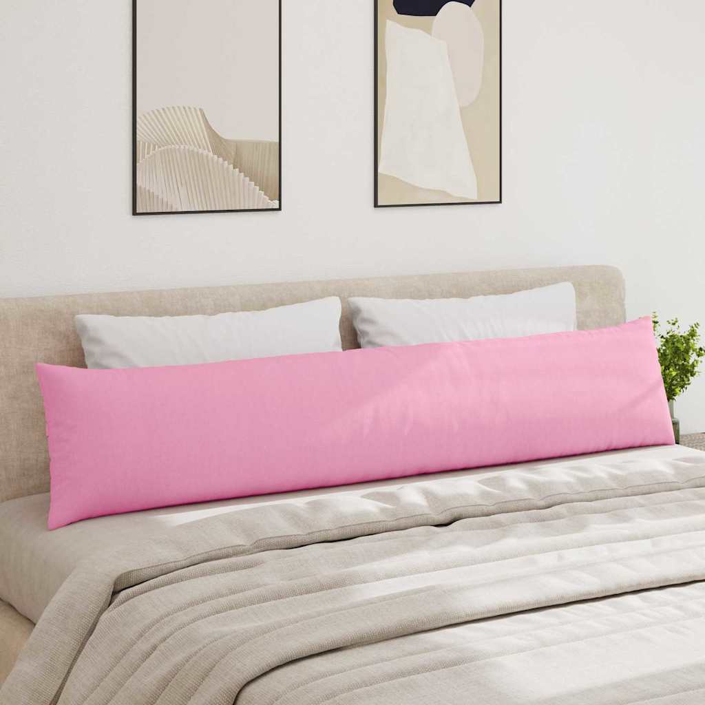 Sofakissen 2 pcs Rosa 200 x 40 cm Stoff