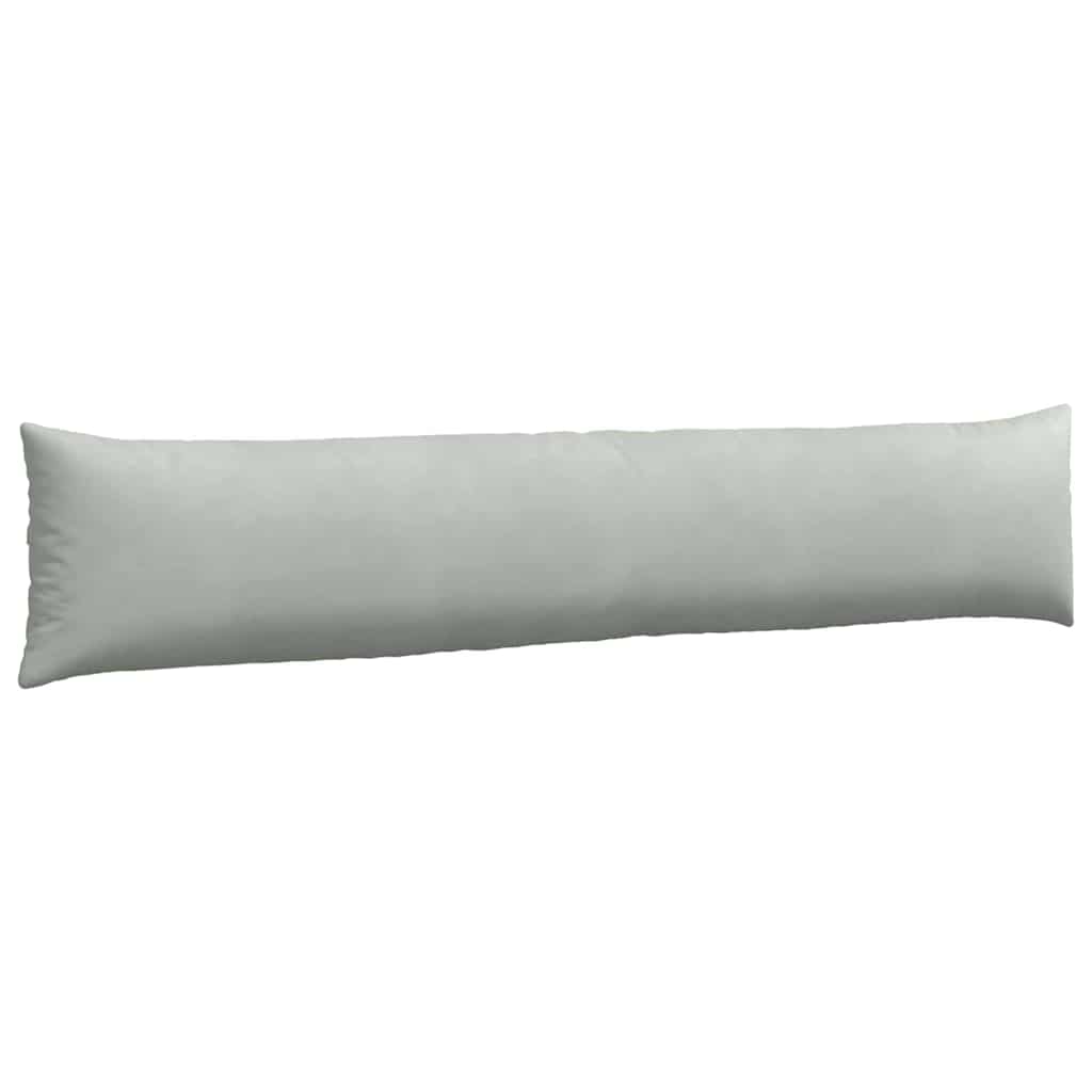 Sofakissen 2 Stück Hellgrau 200 x 40 cm Cordstoff