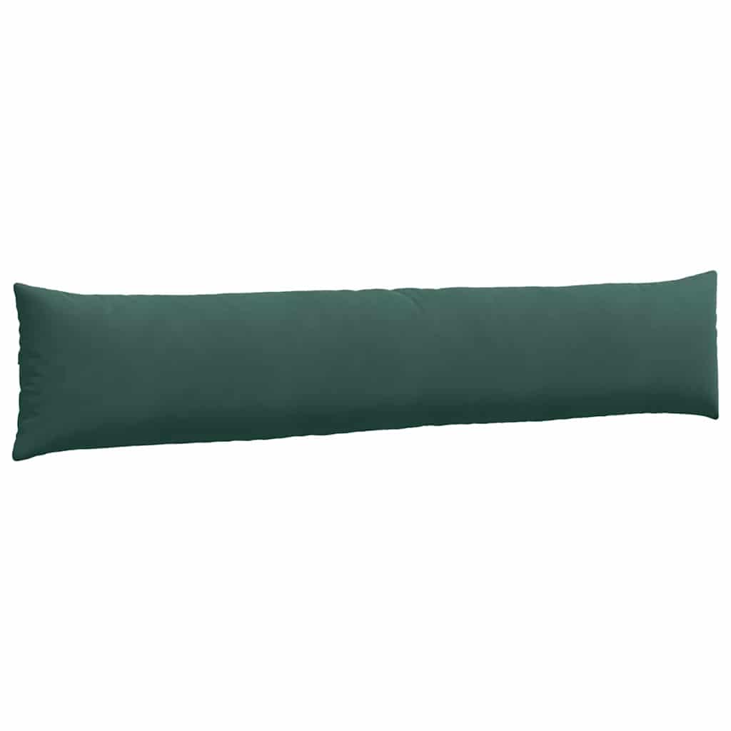 Sofakissen 2 Stück Dunkelgrün 200 x 40 cm Cordstoff