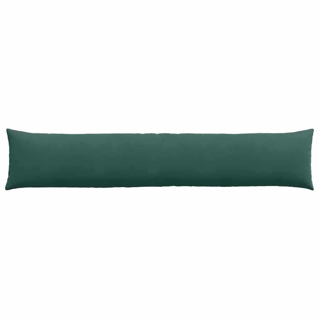 Sofakissen 2 Stück Dunkelgrün 200 x 40 cm Cordstoff