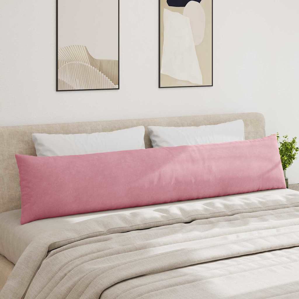 Sofakissen 2 Stück Rosa 200 x 40 cm Cordstoff