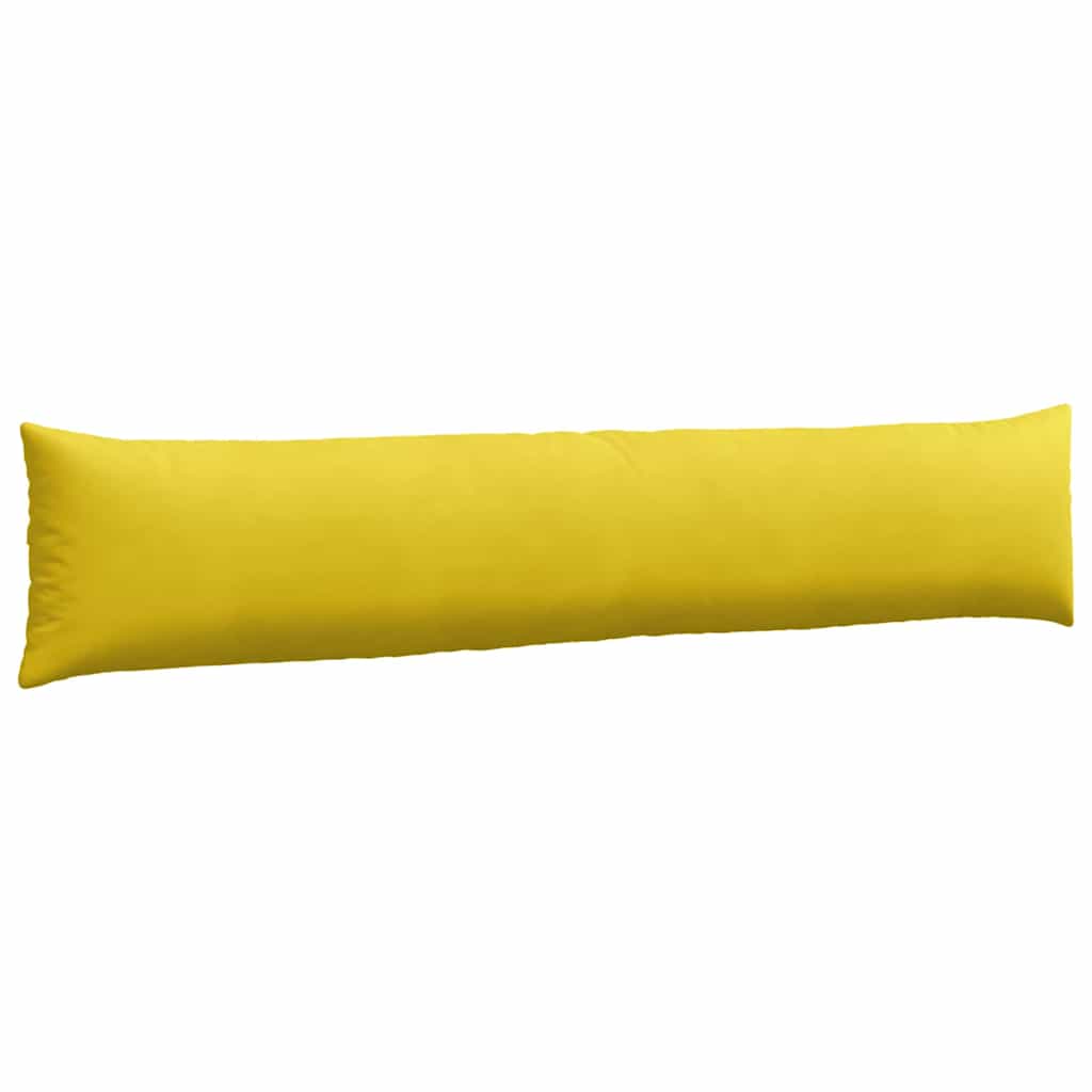 Sofakissen 2 Stück Gelb 200 x 40 cm Cordstoff