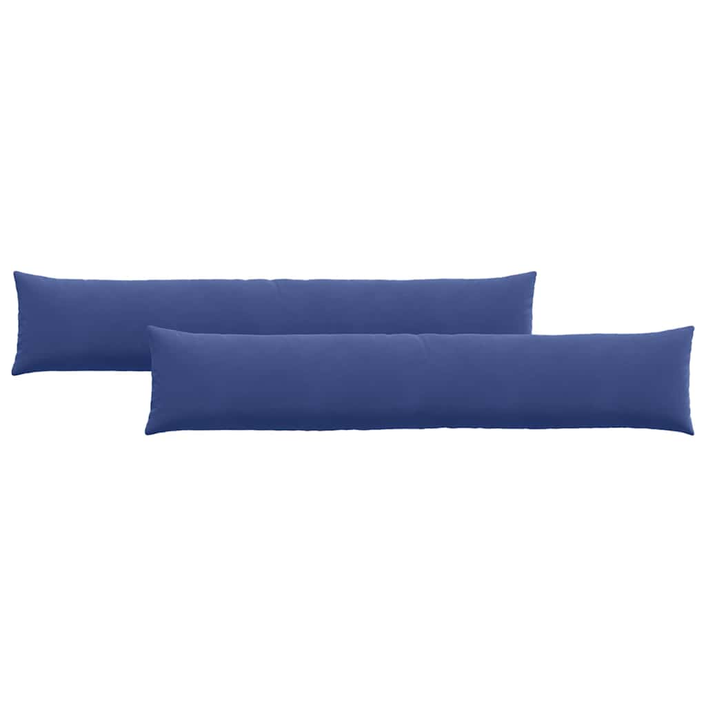 Sofakissen 2 Stück Polizeiblau 200 x 40 cm Cordstoff