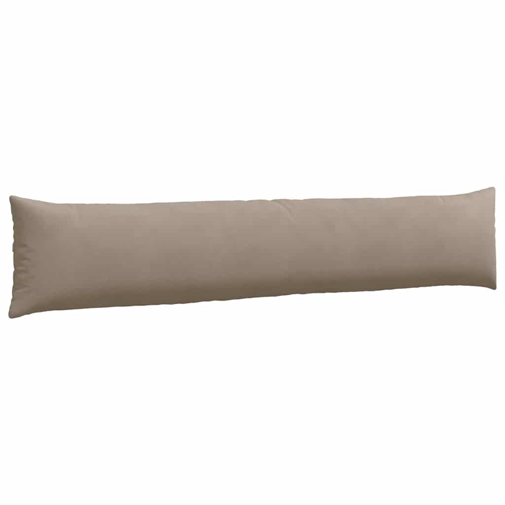 Sofakissen 2 Stück Taupe 200 x 40 cm Stoff