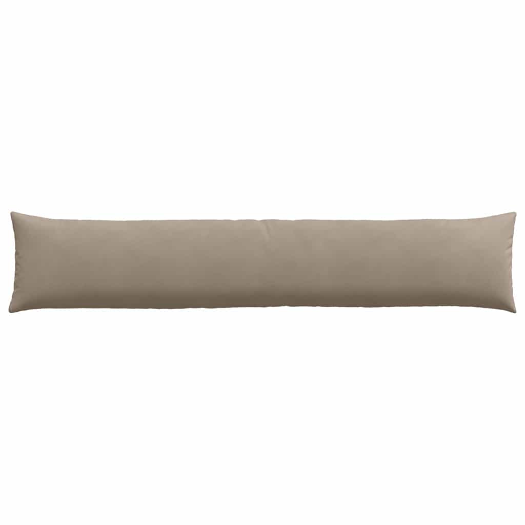 Sofakissen 2 Stück Taupe 200 x 40 cm Stoff