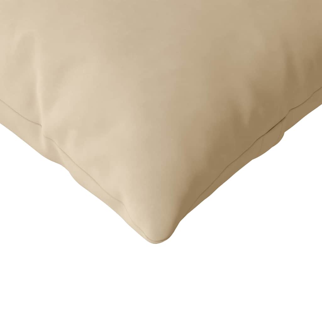 Sofakissen 2 Stück Creme 200 x 40 cm Stoff