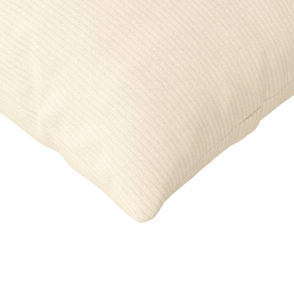 Sofakissen 2 Stück Creme 200 x 40 cm Cordstoff