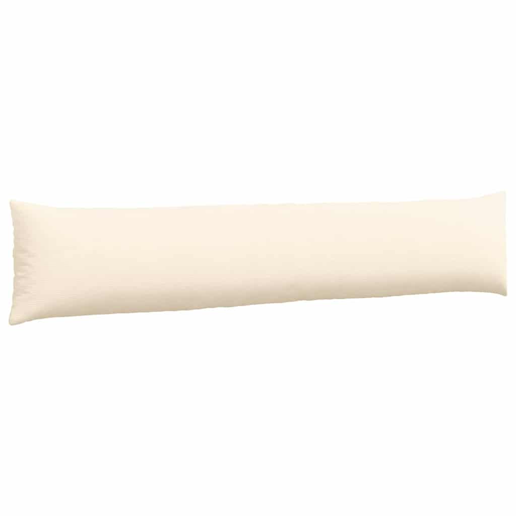 Sofakissen 2 Stück Creme 200 x 40 cm Cordstoff