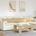 Sofakissen 2 Stück Grau-Grün 200 x 40 cm Cordstoff