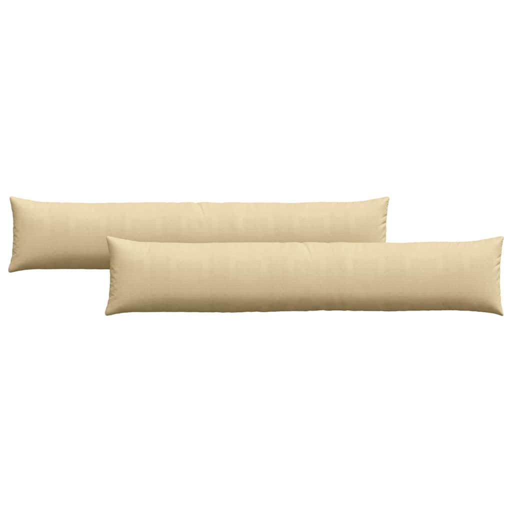 Sofakissen 2 Stück Grau-Grün 200 x 40 cm Cordstoff