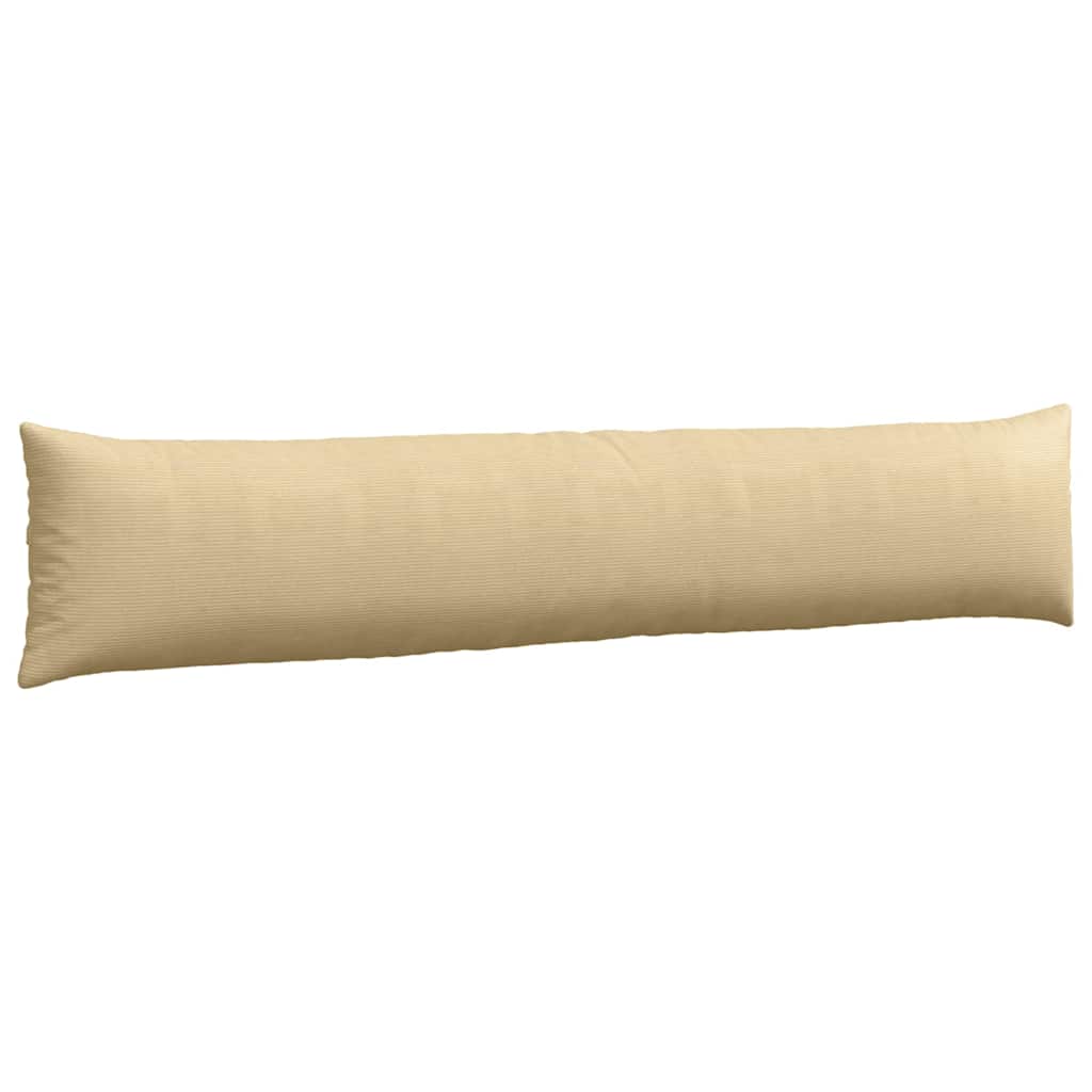 Sofakissen 2 Stück Grau-Grün 200 x 40 cm Cordstoff