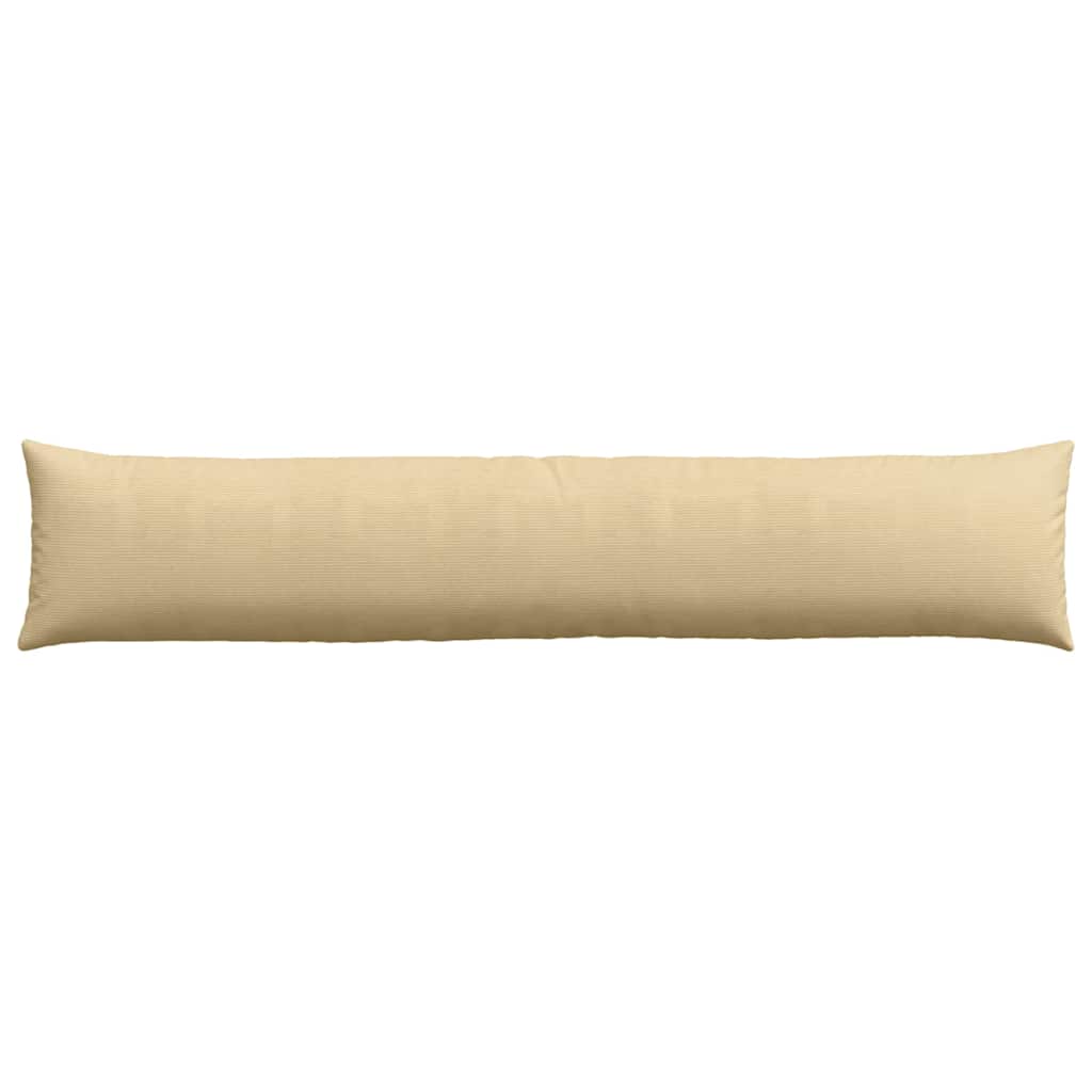 Sofakissen 2 Stück Grau-Grün 200 x 40 cm Cordstoff