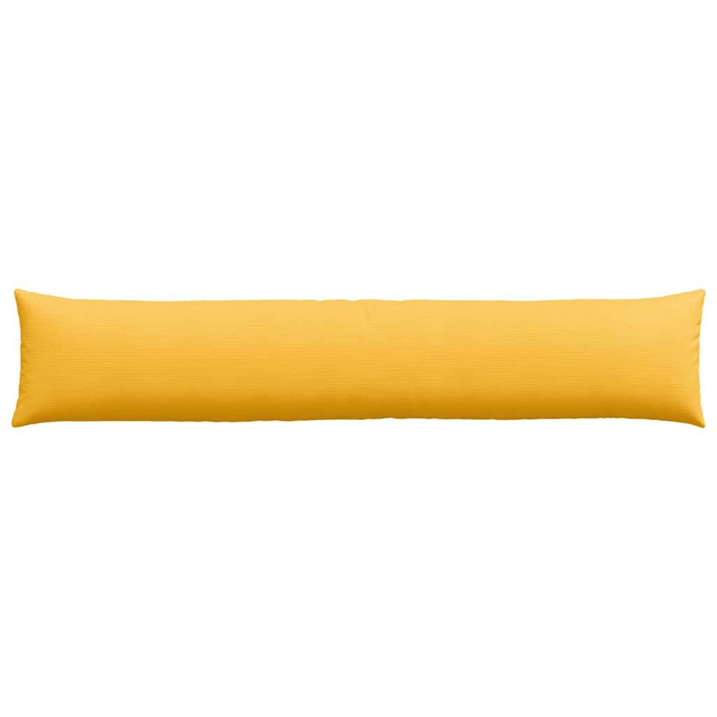 Sofakissen 2 Stück Helles Gelb 200 x 40 cm Cordstoff