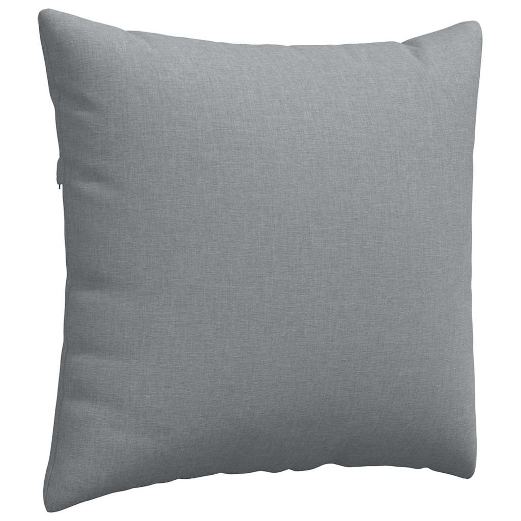Sofakissen 2 pcs Hellgrau 45 x 45 cm Stoff
