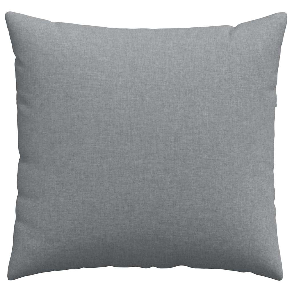 Sofakissen 2 pcs Hellgrau 45 x 45 cm Stoff