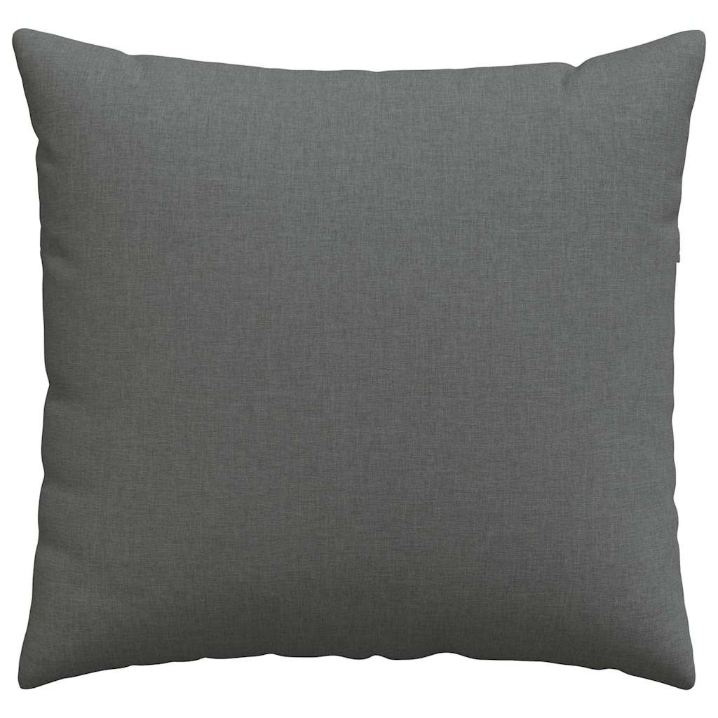 Sofakissen 2 pcs Dunkelgrau 45 x 45 cm Stoff