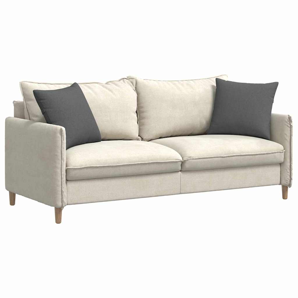 Sofakissen 2 pcs Dunkelgrau 45 x 45 cm Stoff