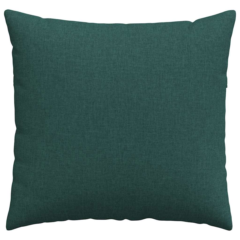 Sofakissen 2 pcs Dunkelgrün 45 x 45 cm Stoff