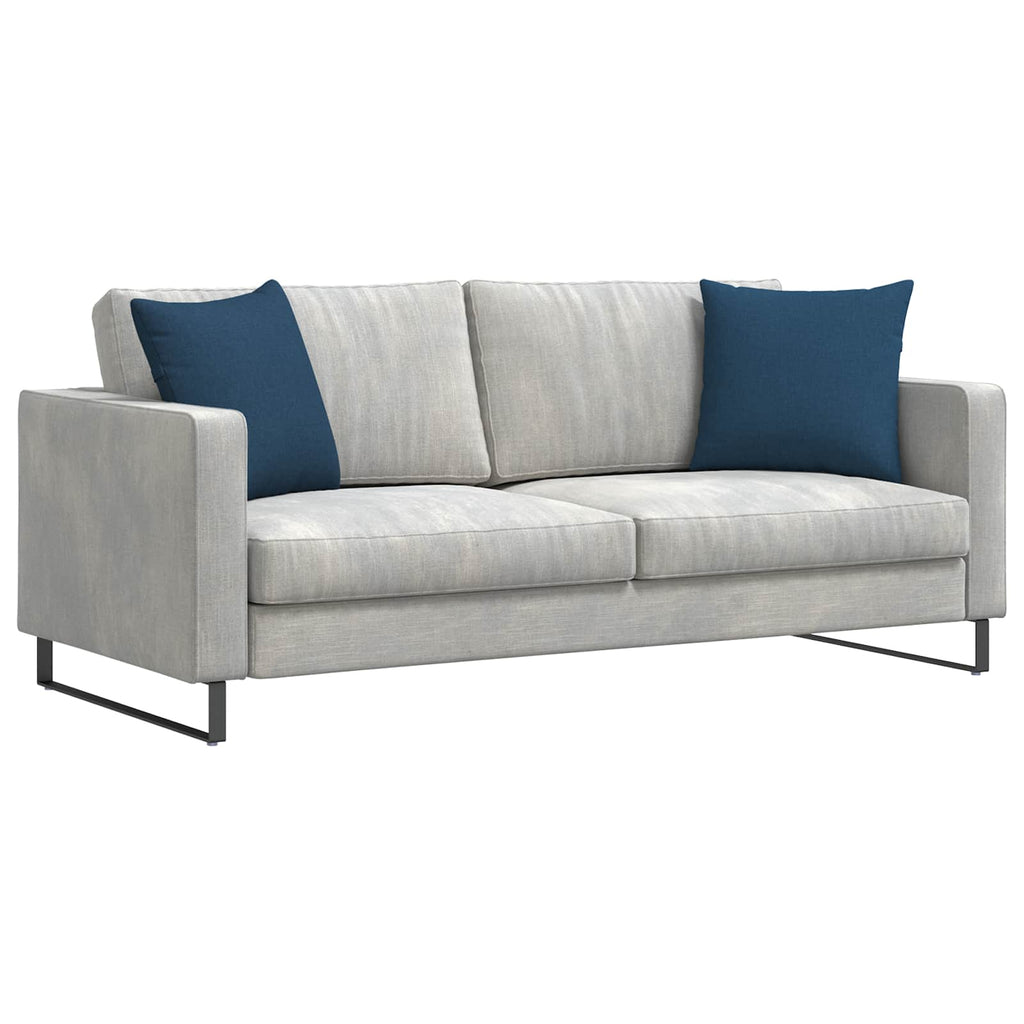 Sofakissen 2 pcs Blau 45 x 45 cm Stoff