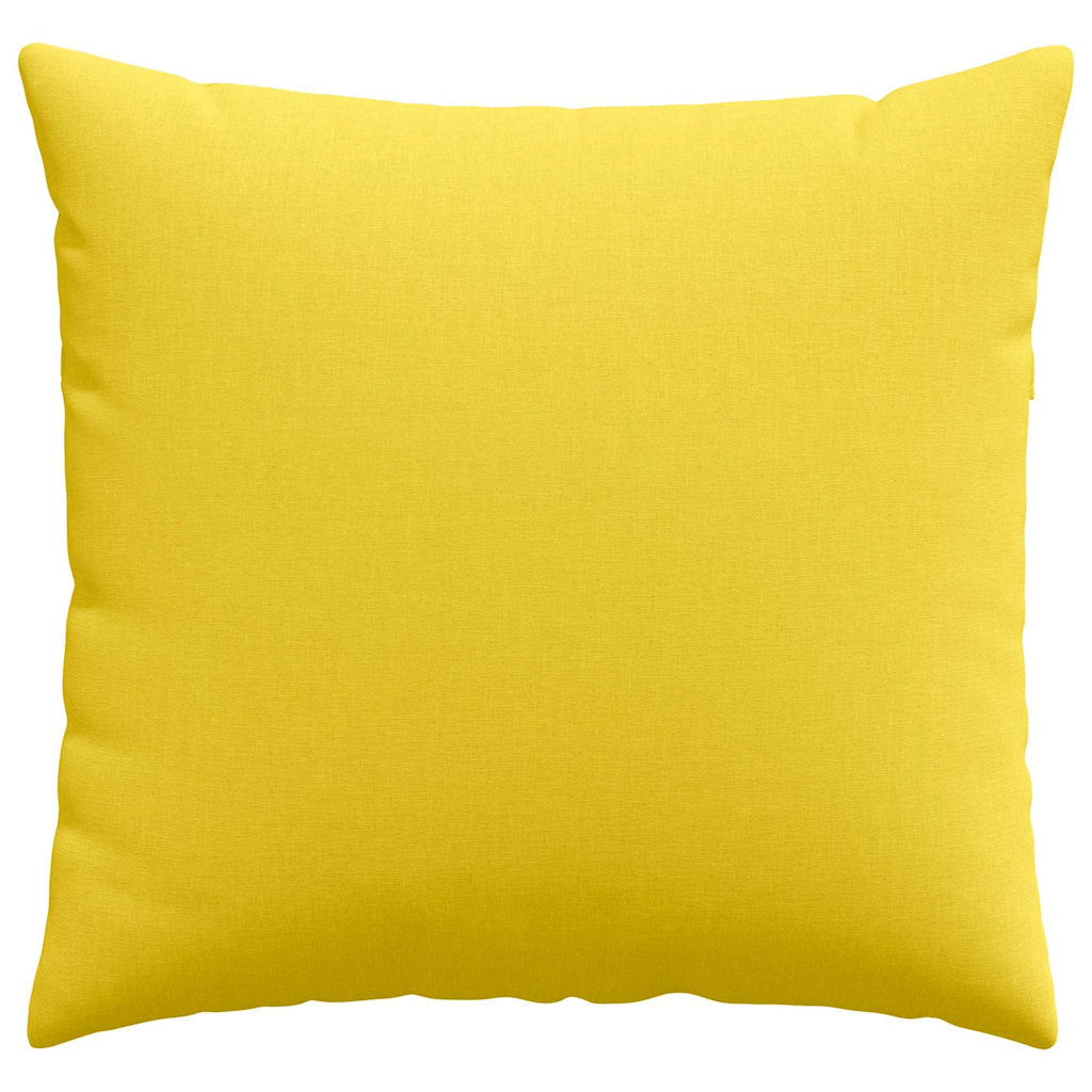 Sofakissen 2 pcs Helles Gelb 45 x 45 cm Stoff